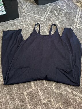 ZYIA Navy Blue Jumpsuit with Front Pockets